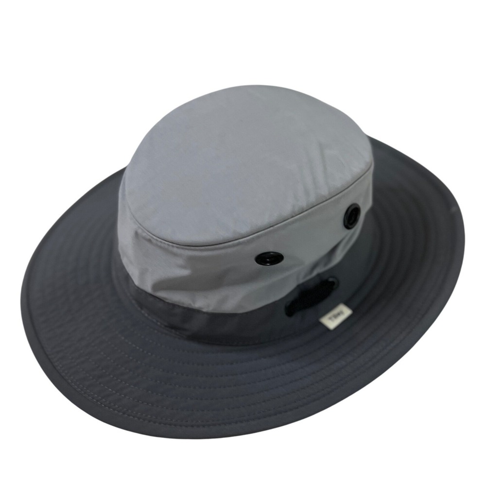 The Tilley Hat Woman SM Guaranteed Gray Vented Repels‎ Water  Blocks UV Floats